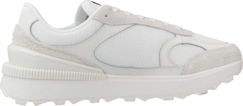 Baskets Sneakers Tommy Jeans Technical Runner Ess Blanc pour Hommes - 4