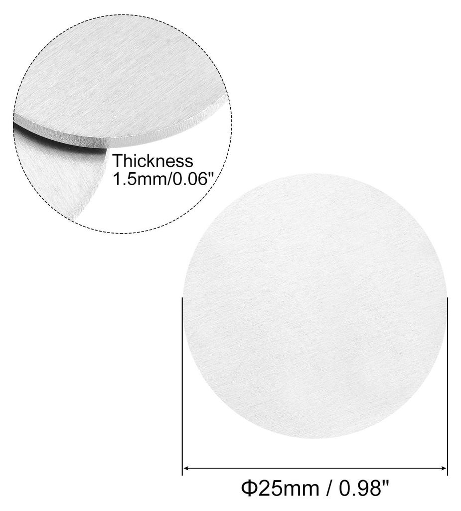12 Stš¹ck Stempeln Runden DIY Anh?ngern aus Aluminium fš¹r Basteldekoration 25mm