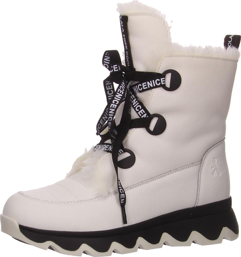 2 GO Schnür-,Zug-u.Schnallenstiefel in weiss/weiss kombi, Produktbild 