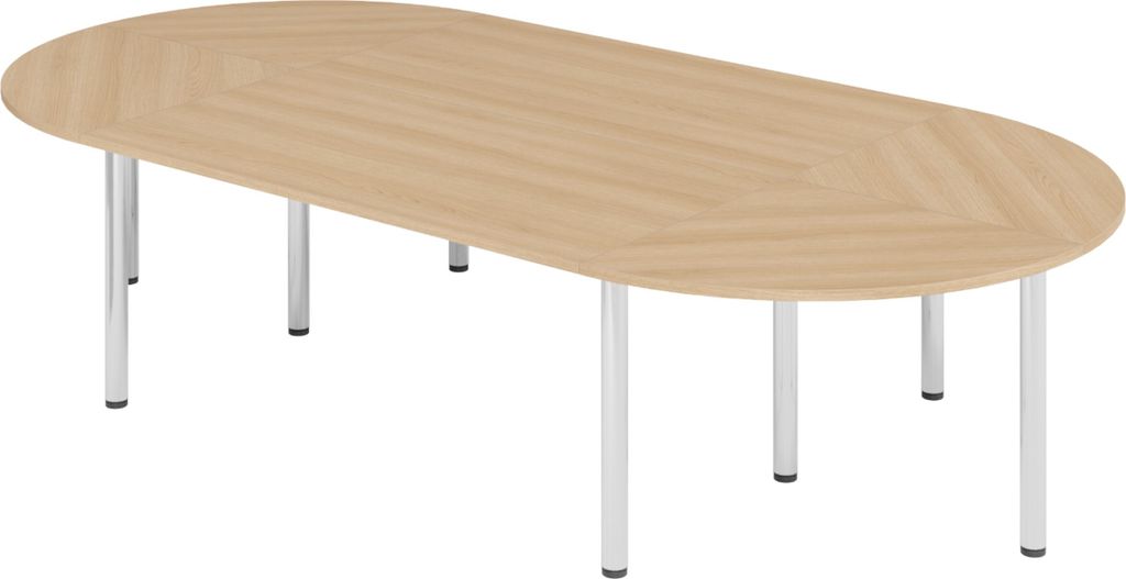 bümö Konferenztisch-Sets Serie-K - Nachbildung: Eiche, Größe: Set K3 | 320x160 cm