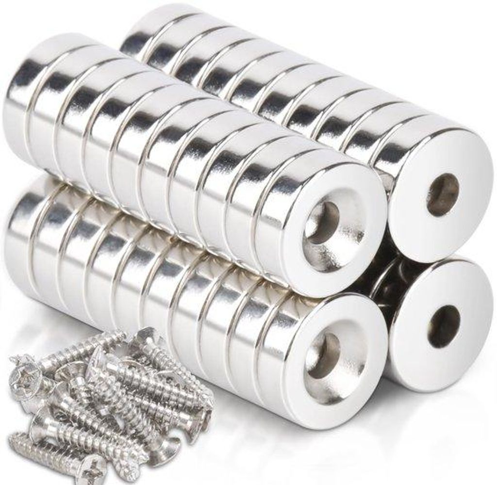 Klein, runder Neodymiummagnet 10 Stück, Durchmesser 3-3 mm, flach, kleine Magnetstücke für Tischmagneten, Küchen und Büros.