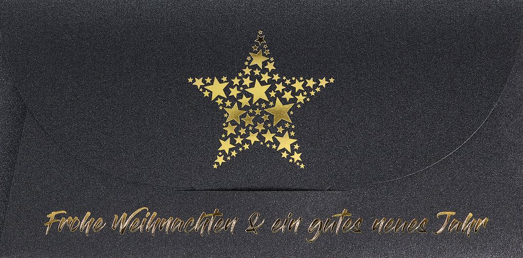 Weihnachten - Geldkarte - Geldgeschenkkarte- Format 11 x 22 cm für