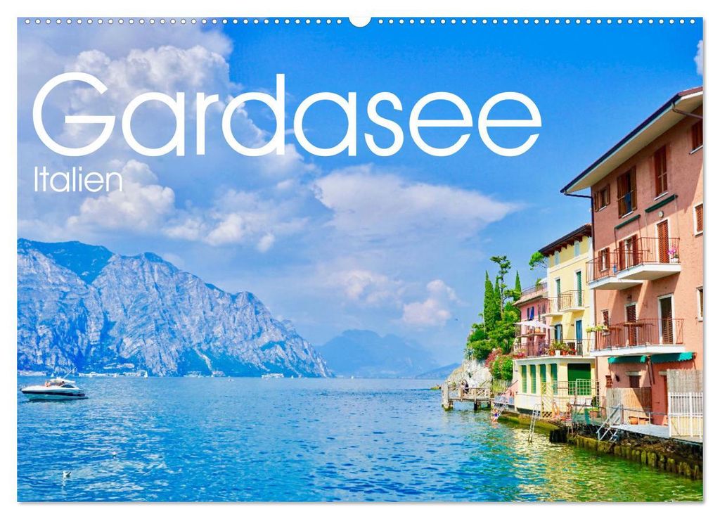 Gardasee, Italien (Wandkalender 2027 DIN A2 quer), CALVENDO Monatskalender