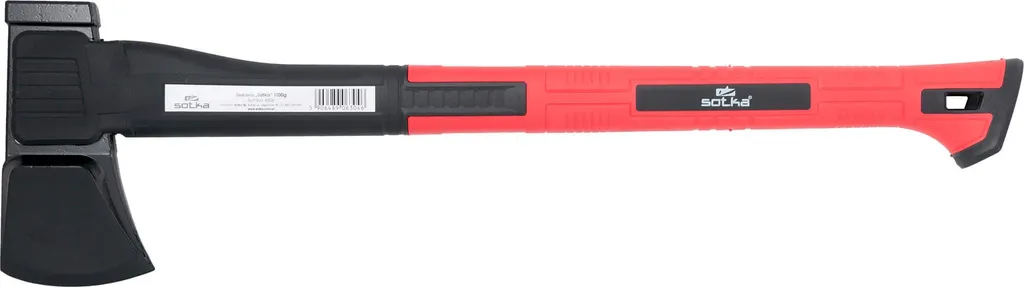 Hache universelle Sotka 1100 g : finissez-en avec le bois dur et rebelle