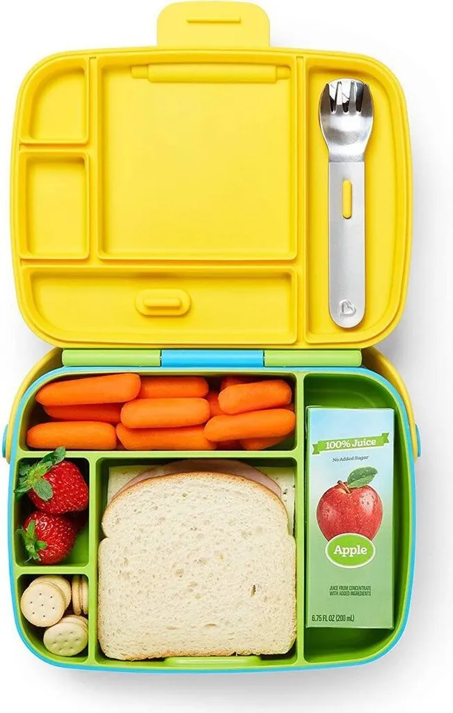 Munchkin Lunch Box Ergonomica 5 Scomparti | Kit Pranzo Completo Inox - 4