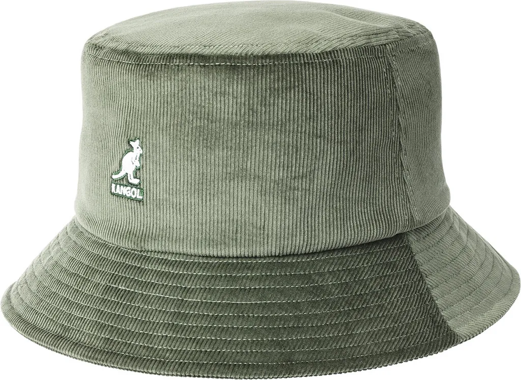 Bob Kangol Vert Ajusté Taille S - Velours Côtelé Anti-Déformation Mode