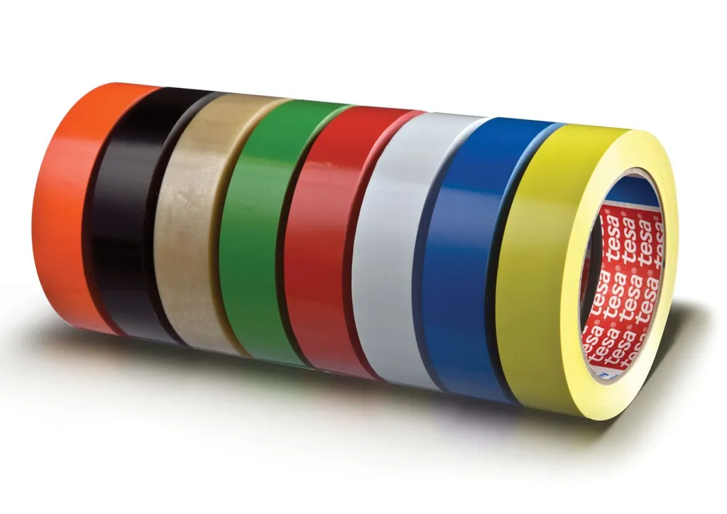 tesa 04104-00076-00 Ruban adhésif d'emballage PVC noir 19 mm x 66 m
