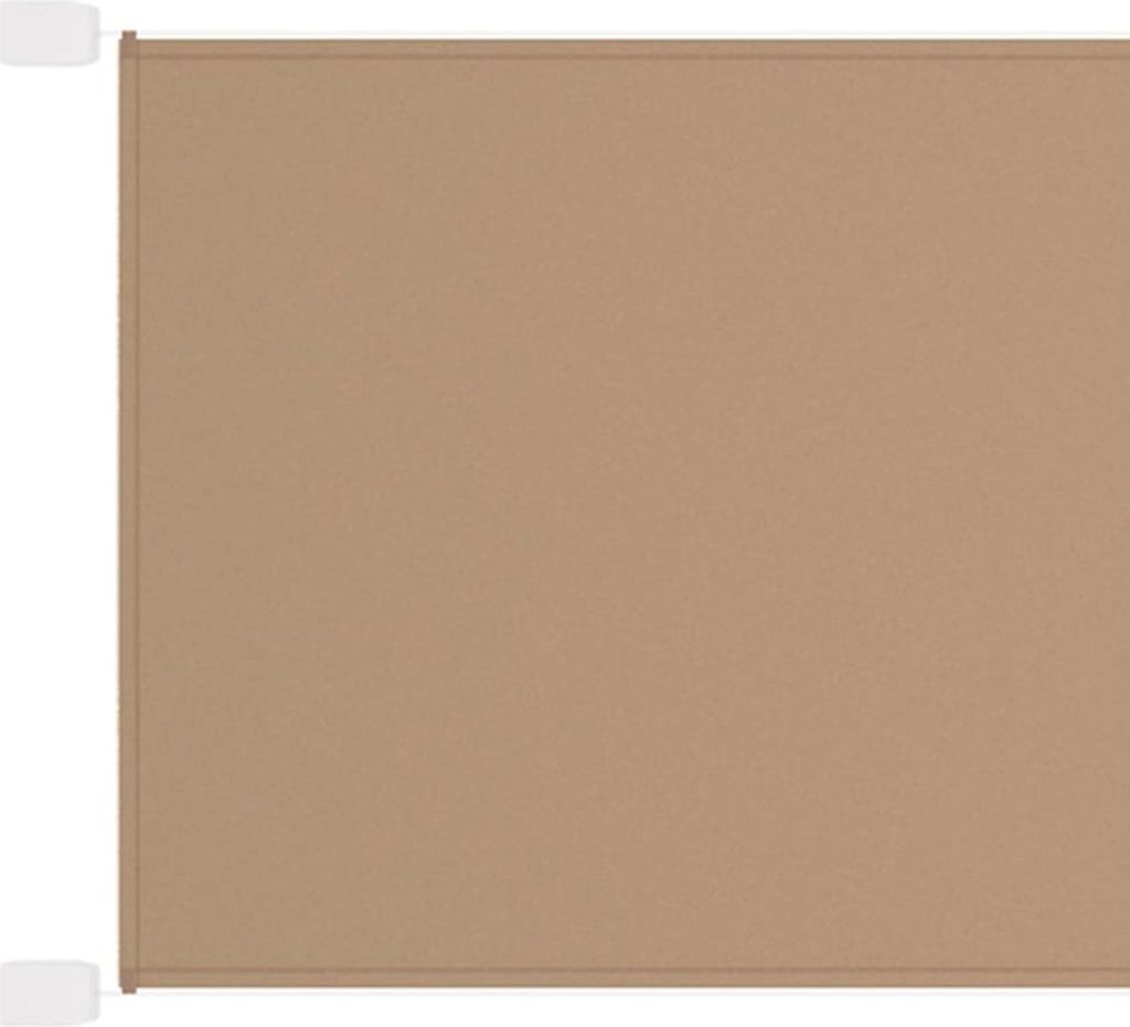 Senkrechtmarkise Taupe 100x1000 cm Oxford-Gewebe