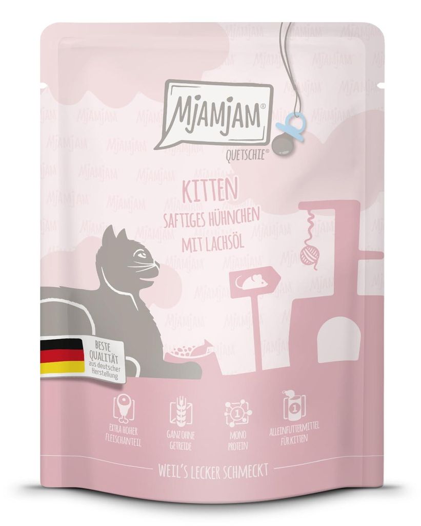 MjAMjAM - Premium Nassfutter für Katzen - Quetschie - Produktbild 