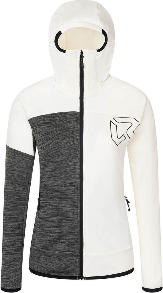 Rock Experience Kobra FZ Woman Fleece Marshmallow/Grey Melange S Outdoor Hoodie