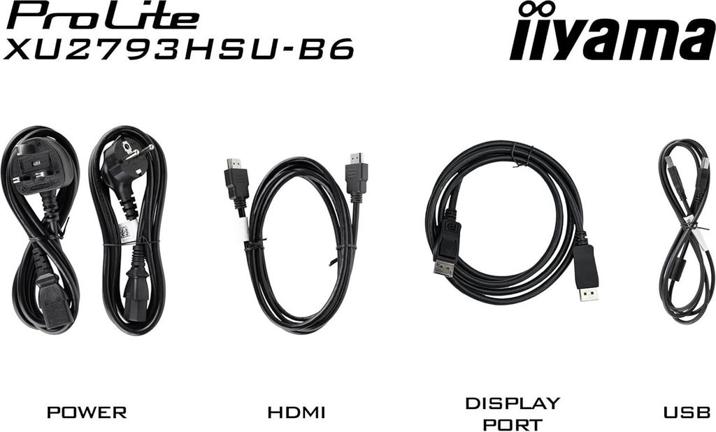 IIYAMA 68.6cm (27") XU2793HSU-B6 16:9 HDMI+DP+2xUSB IPS Zdjęcie produktu 11