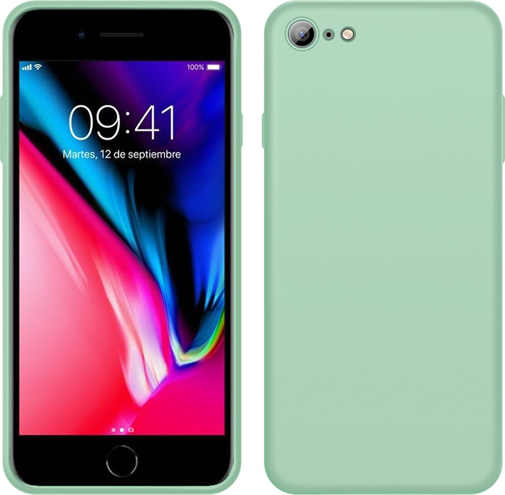 iPhone 8 Hülle, LaimTop Slim Flüssig Silikon Soft Gel Gummi Stoßfest Kratzfest Schutzhülle für iPhone 7 / iPhone 8 Grün