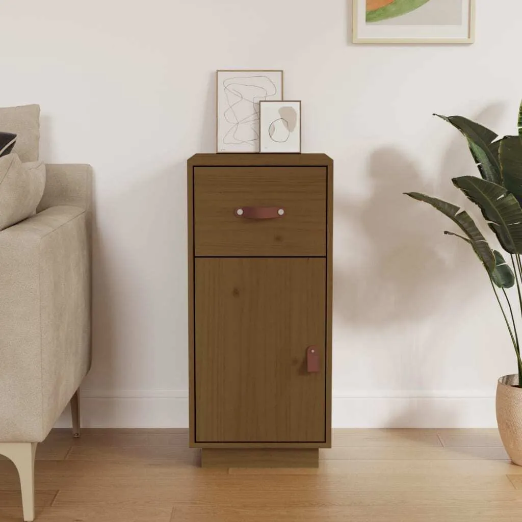 Credenza Salvaspazio Legno Pino Massiccio 34x40x75 cm Maison Exclusive