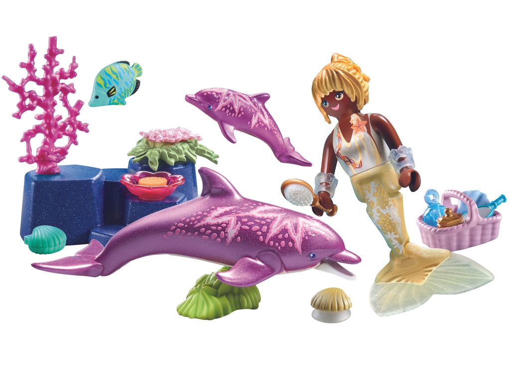 71501 Principessa Magica sirena con delfini Immagine del prodotto 