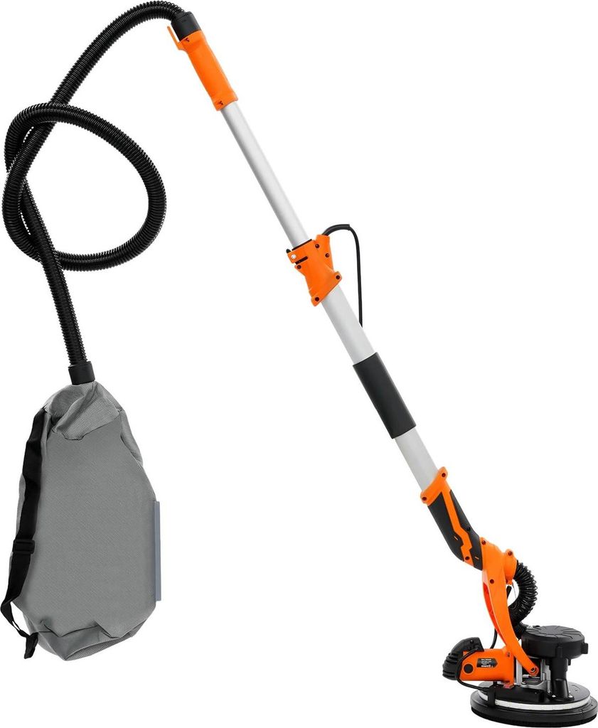 Trockenbauschleifer - Exzenterschleifer - 750 W - Drehzahl 800–1800 U/min regelbar - 220–240 V 50 Hz - Klappbar - Gelb