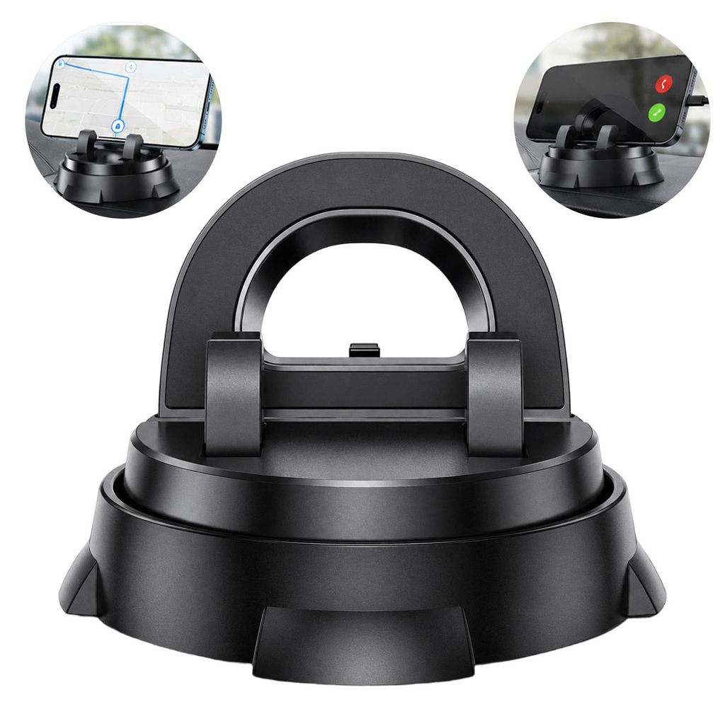 Handyhalterung Auto Saugnapf, 360° drehbare Smartphone Produktbild 