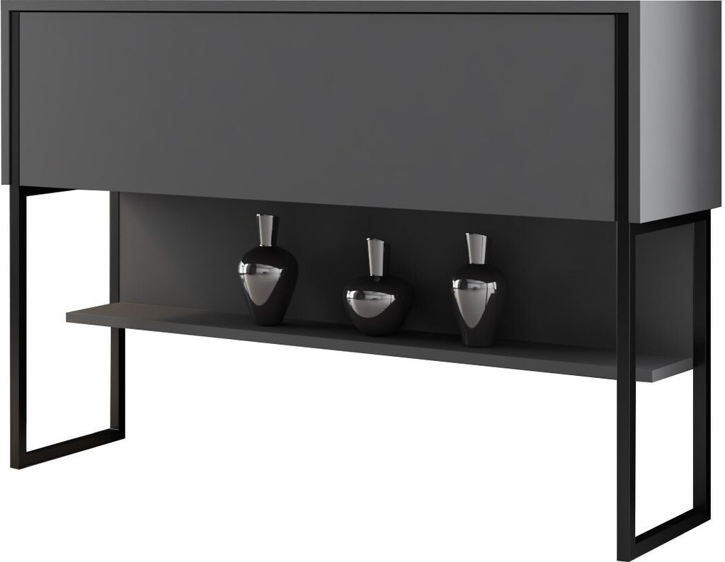 Skye Decor, Luxe - Nero, Antracite, Comò, Nero, 120 x 80 x Immagine del prodotto 