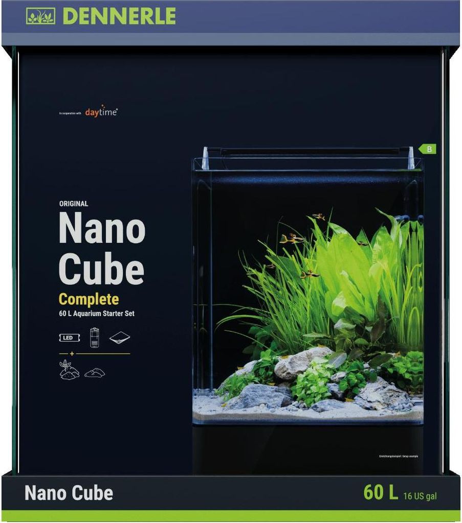 Dennerle Nano Cube Complete, 60 litres - 38 x 38 x 43 cm - Image du produit 