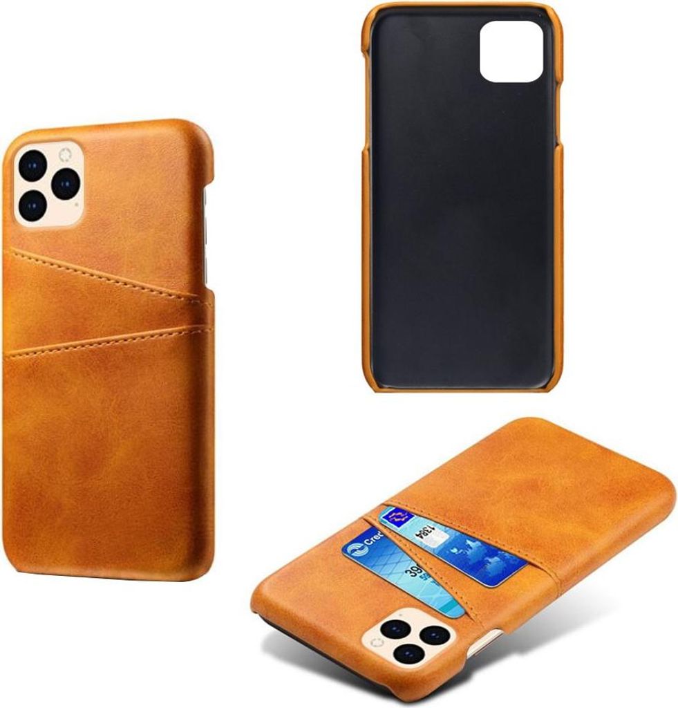 iPhone 12 / 12 Pro Hülle - Coverup Kartenfach Back Cover - Braun