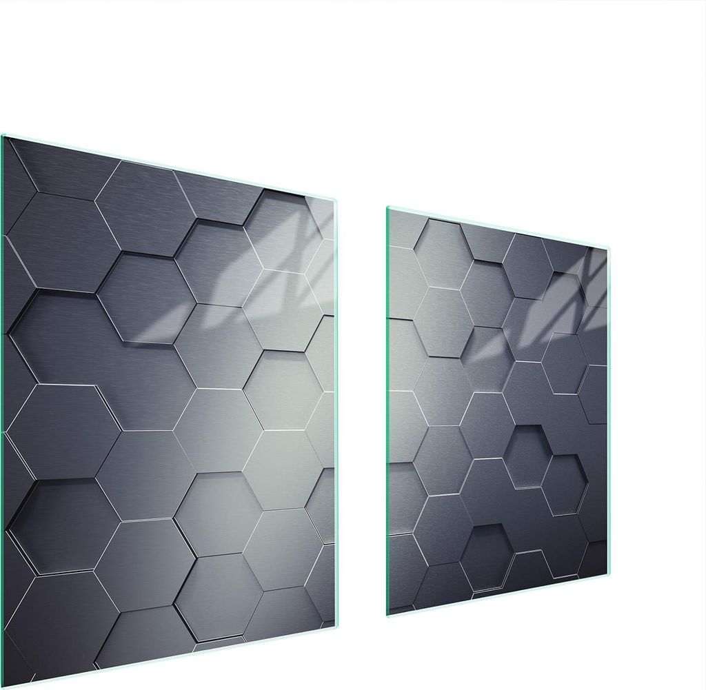 Glasschutzplatte Für Herd 85X52 Muster