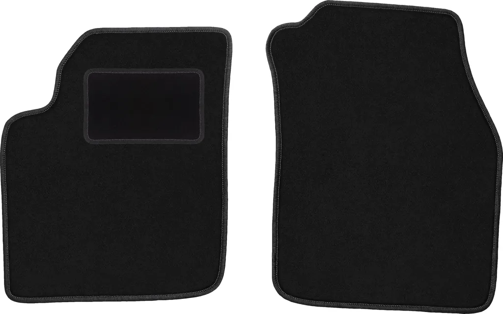 Tappetini in Velluto per Ford Ka MK1 Neri | Eleganza su Misura 2 Pezzi