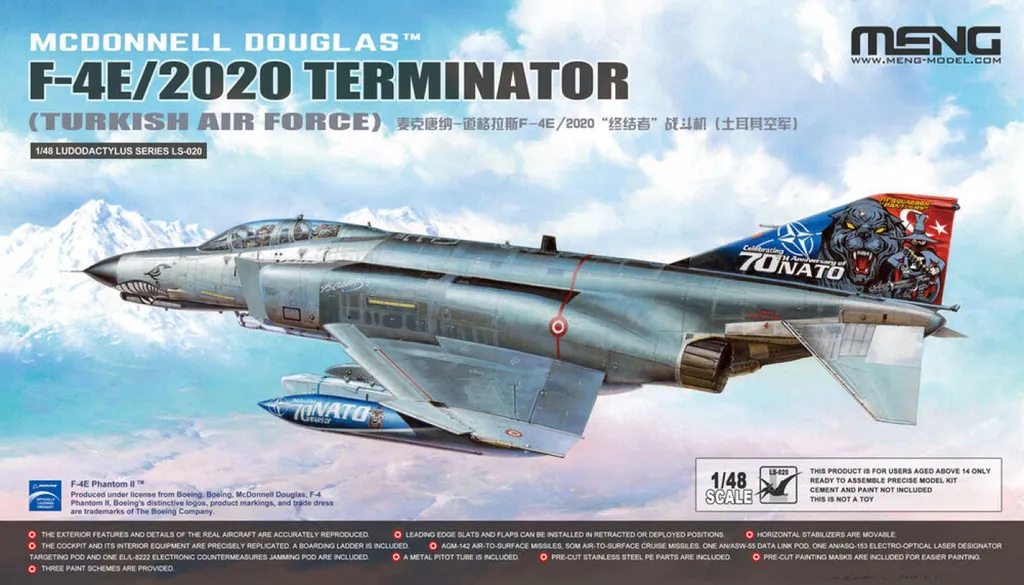 Avion de Chasse F-4E 2020 Terminator Maquette 1/48 Armée de l'air