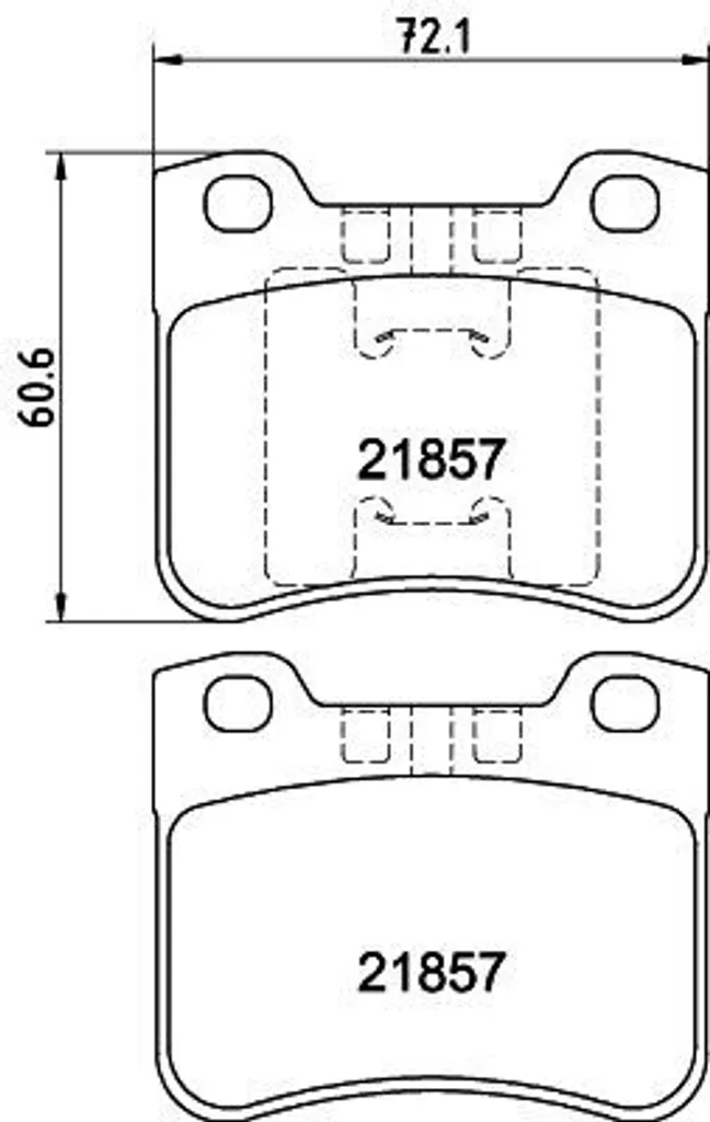 Plaquettes de frein haute performance HELLA 8DB 355 008-301 Saxo VTS 1.6