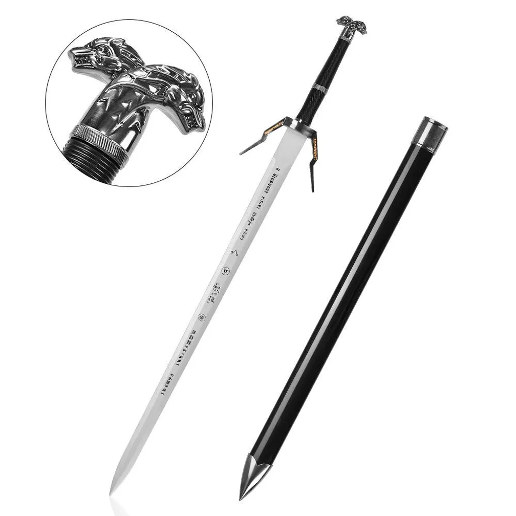 Décoration épée fantastique 122cm avec fourreau - Lame bambou JT10643