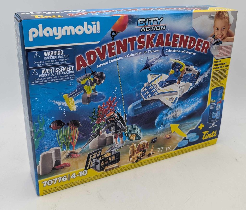 PLAYMOBIL Weihnachten 70776 Adventskalender "Badespaß Produktbild 