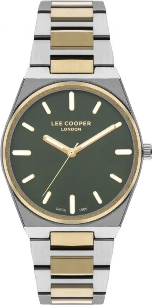 Montre-bracelet pour femme coloris vert et or - Lee Cooper LC07609.270