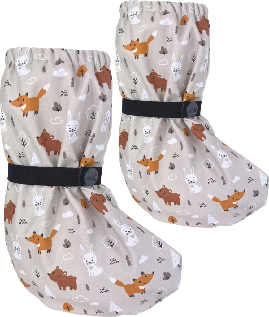 HECKBO Baby Regenfüßlinge Füßlinge ohne Vlies Waldtiere Produktbild 