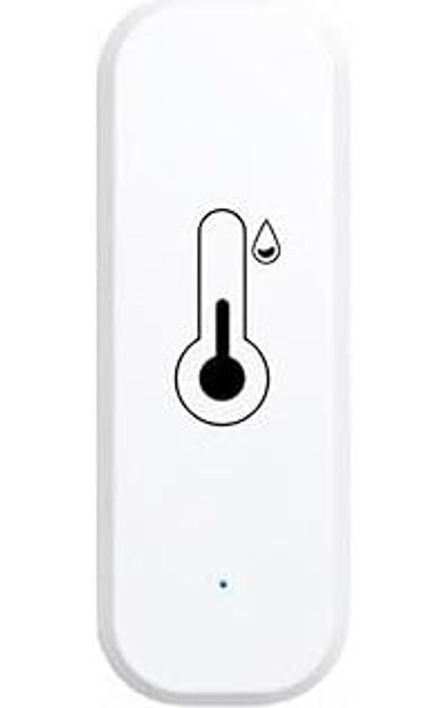 WLAN Smart Thermometer Hygrometer, Digitale Mini Innentemperatur und Feuchtigkeitssensor, Raumtemperaturfeuchtigkeitssensor App für Gewächshauske...