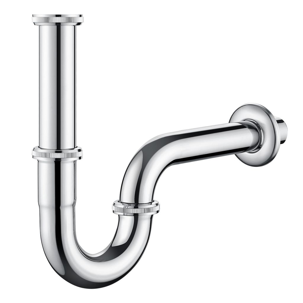 Siphon für Waschbecken G 1 1/4 Zoll, Edelstahl Produktbild 