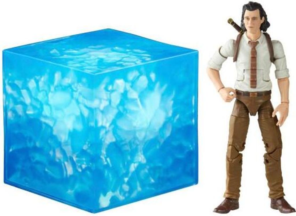 Loki Marvel Legends Elektronische Roleplay-Replik 1/1 Tesseract mit Loki Actionfigur 15 cm