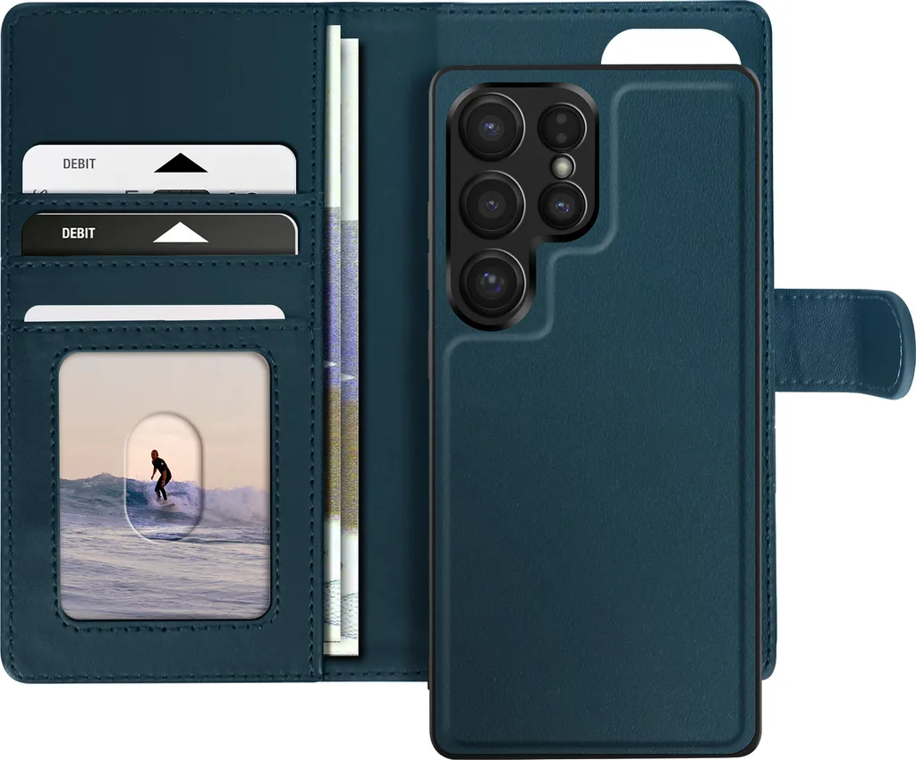 Custodia Samsung S25 Ultra Mayaxess Blu: Protezione Magnetica Ibrida