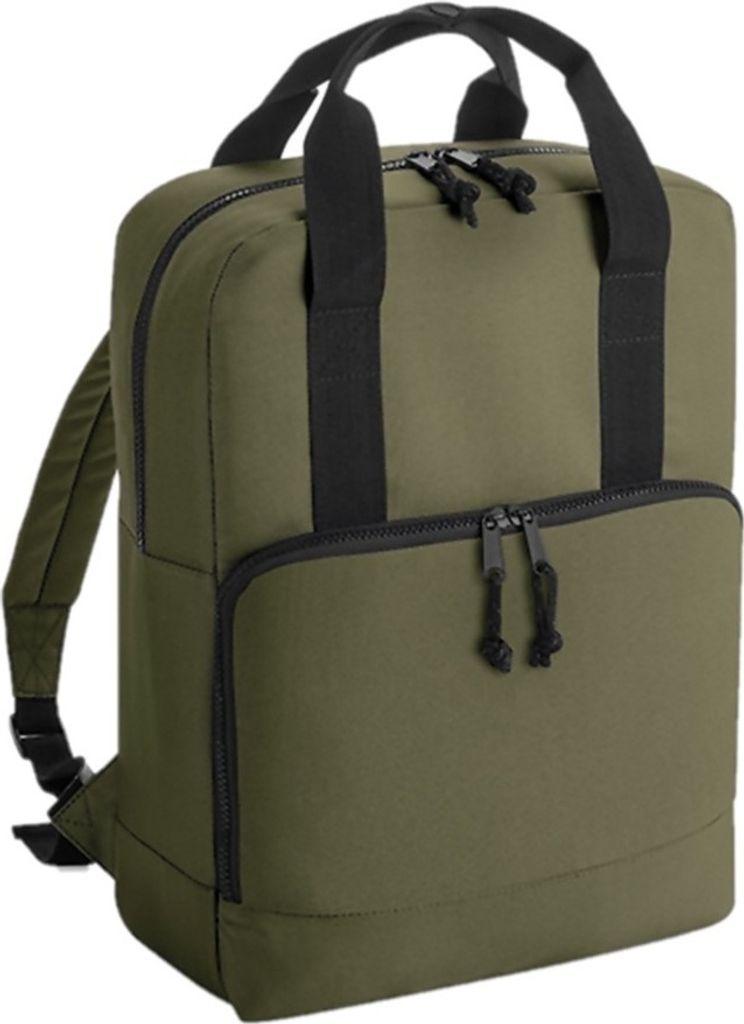 Bagbase - Rucksack "Cooler", recycelt BC4914 (Einheitsgröße) (Militärgrün)