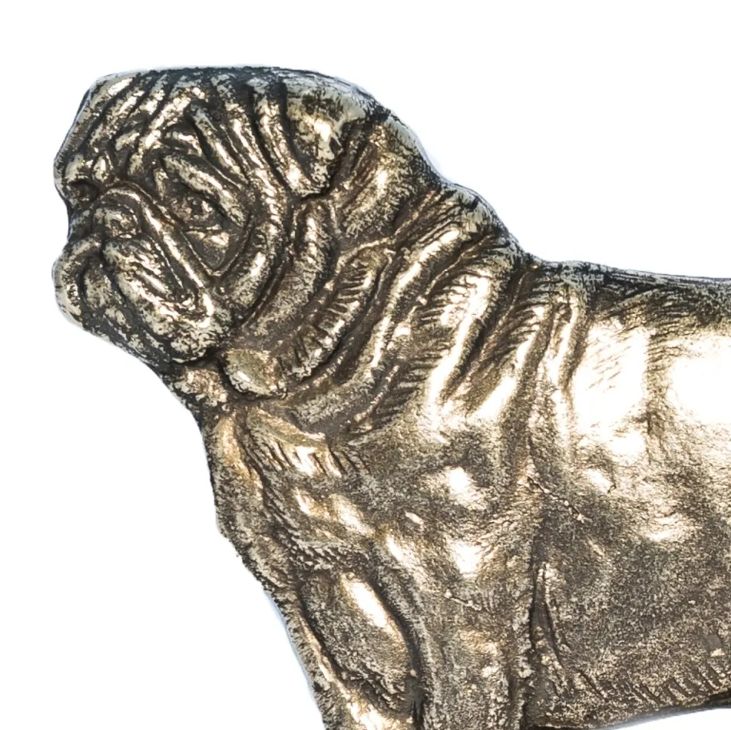Targhetta Personalizzata Carlino Art-Dog - Ottone Puro per Porta - 2