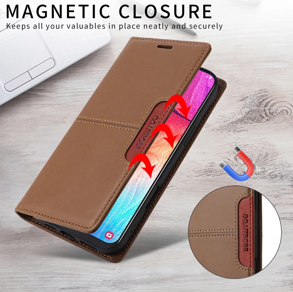 HualuBro Custodia per Blackview A70 / A70 PRO / A70E, Flip Cover