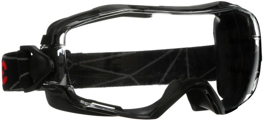 Vollsichtbrille 6000, grün, PC, klare Scheibe 3M