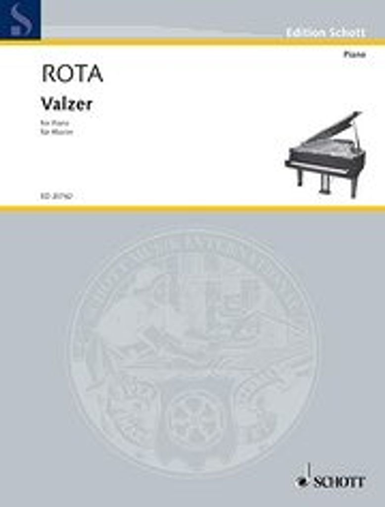 Valzer: per pianoforte. Klavier. (Edition Schott)