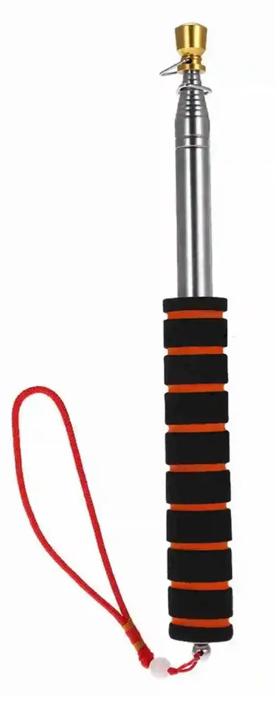 Hampe de drapeau extensible 2 mètres portable en inox pour enseignant