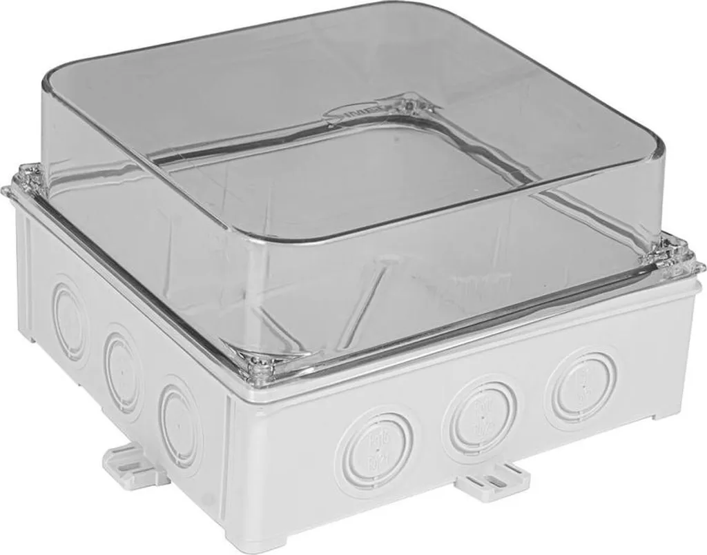 Boîtier hermétique SOH 180x180 gris SIMET pour zone humide et garage