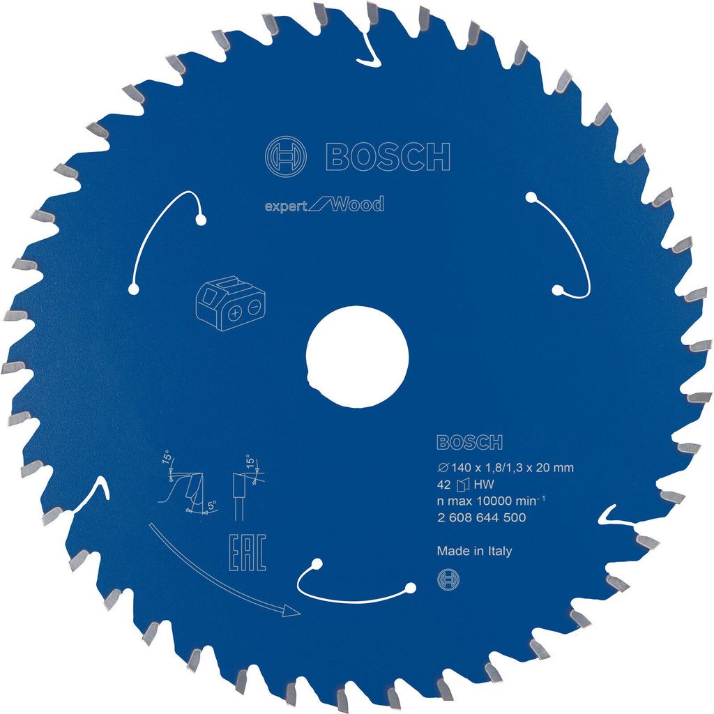 Lama per sega circolare Bosch EX WO H 140x20x Immagine del prodotto 