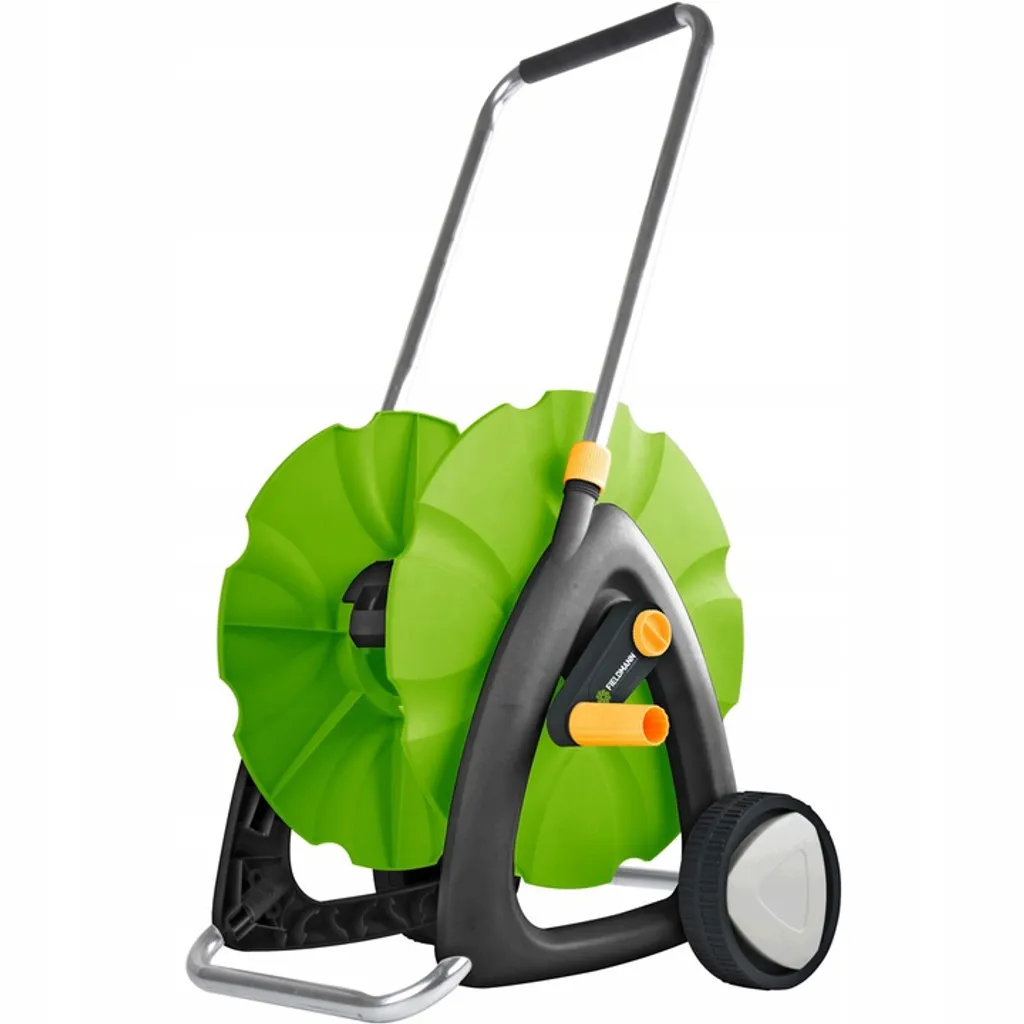 Enrouleur de tuyau 60m FIELDMANN FZH 1160 - Chariot de jardin robuste