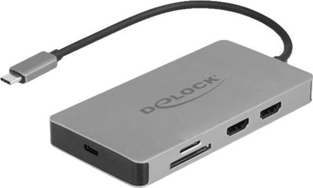 DELOCK USB Type-C Dockingstation 4K - Dual HDMI MST