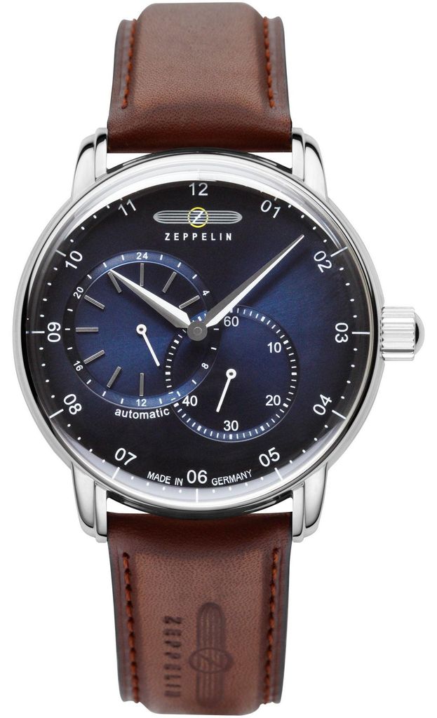 ZEPPELIN 8662-3 Uhr Herrenuhr Lederarmband braun