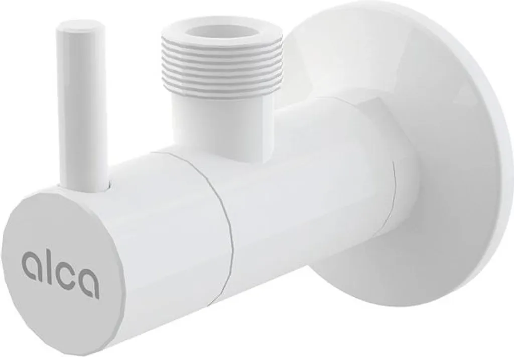 Vanne Alcadrain ARV003B avec filtre impuretés blanc brillant design