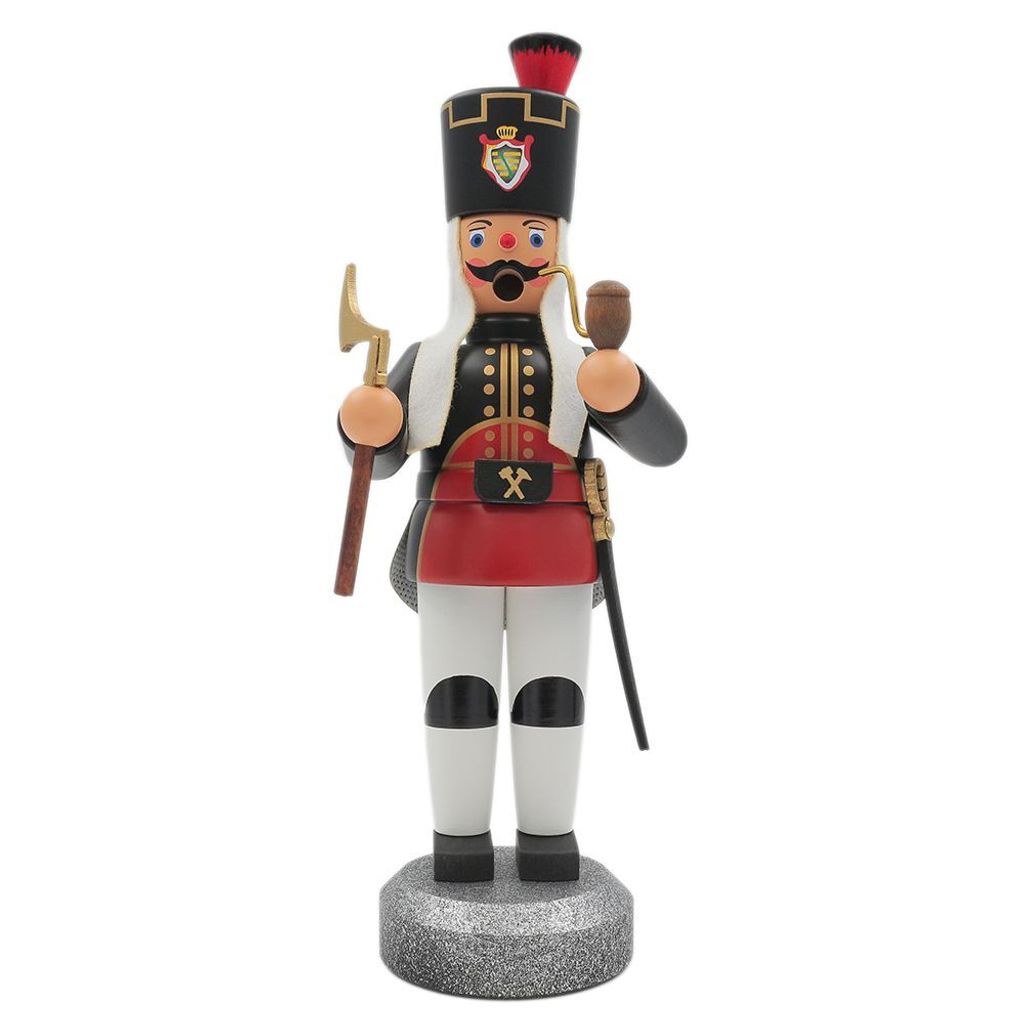 Legler Räucherfigur Räuchermännchen Bergmann Knappschaftsältester 22 cm - Erzgeb.