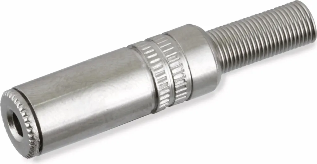 Accoppiatore Jack 3.5mm Stereo Metallo 3 Pin | Adattatore Audio Pro