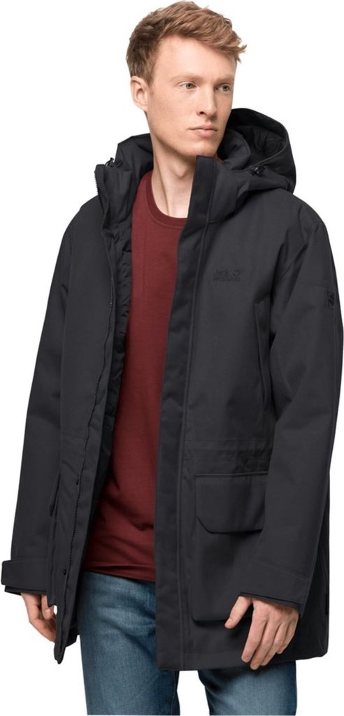 Jack Wolfskin FIERCE WIND PARKA M black L